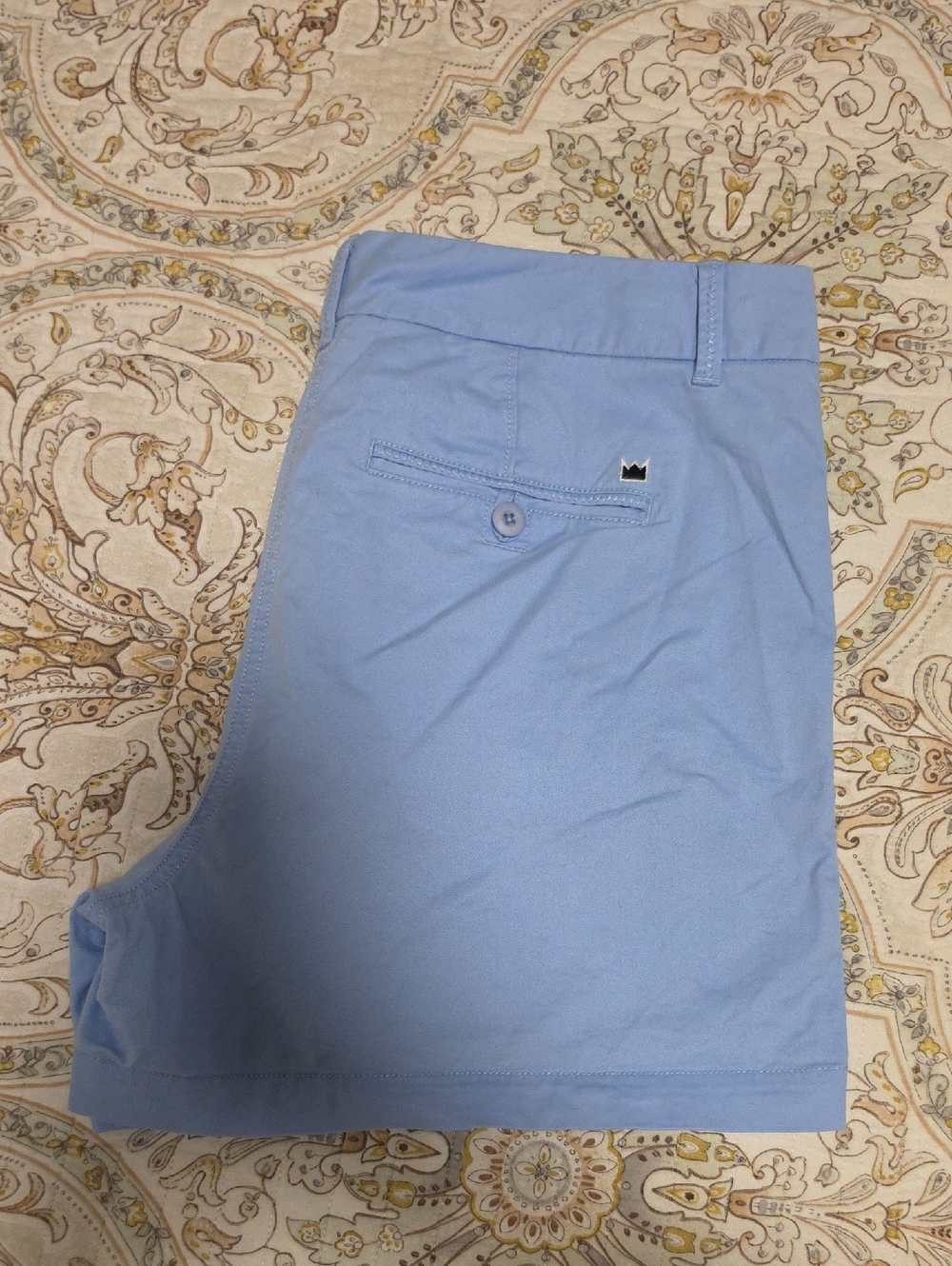 Crown & Ivy Light Carolina Blue Women's Bermuda Shorts